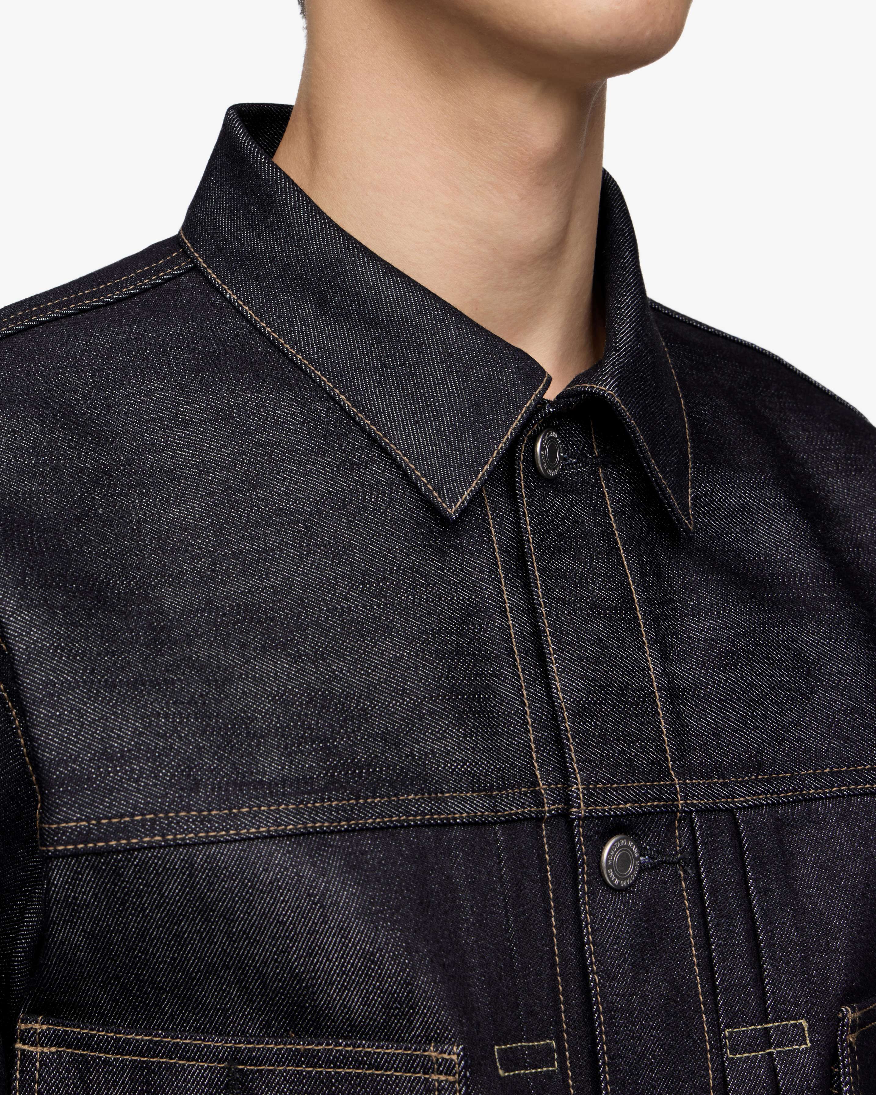 002 SILK DENIM JACKET 15oz