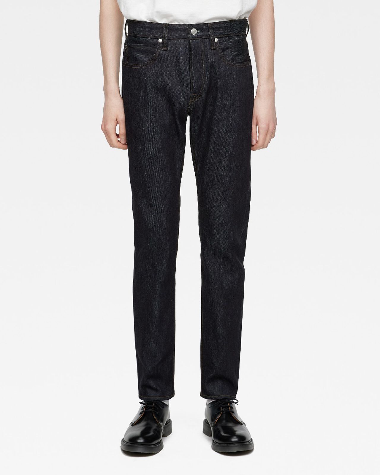 MMJZ0303 #300 CASHMERE SLIM 13.7oz ZIPPER FLY,Indigo, large image number 0