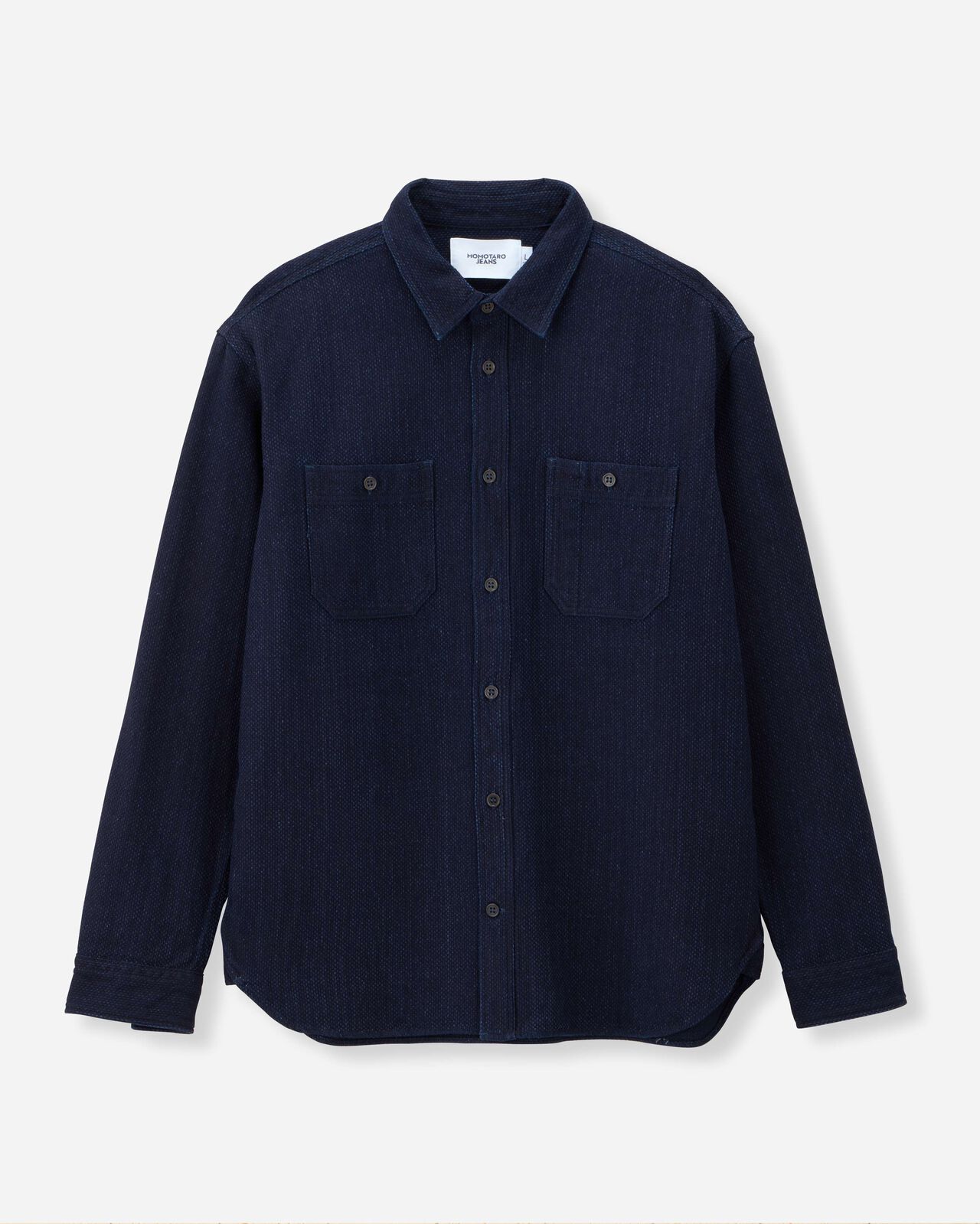 SASHIKO WORK SHIRT,Indigo, large image number 5