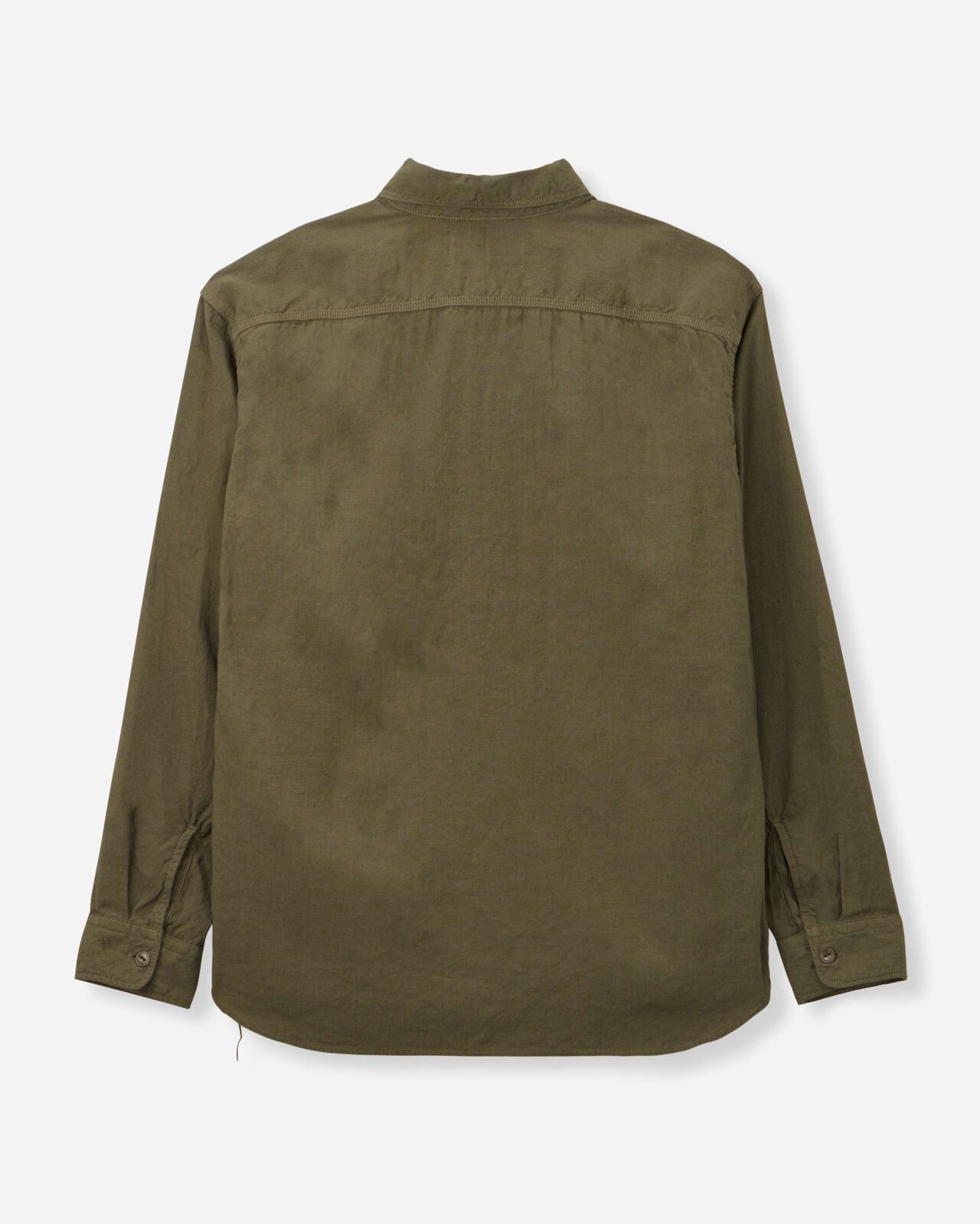 [Late Mar Release] LINEN L/S SHIRT,BLK, large image number 6