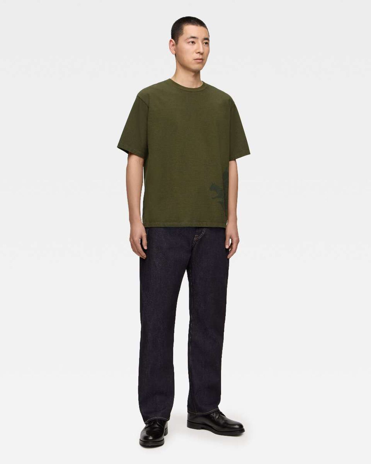 HEAVY OUNCE S/S TEE -MOMOTARO,Vert olive, large image number 13