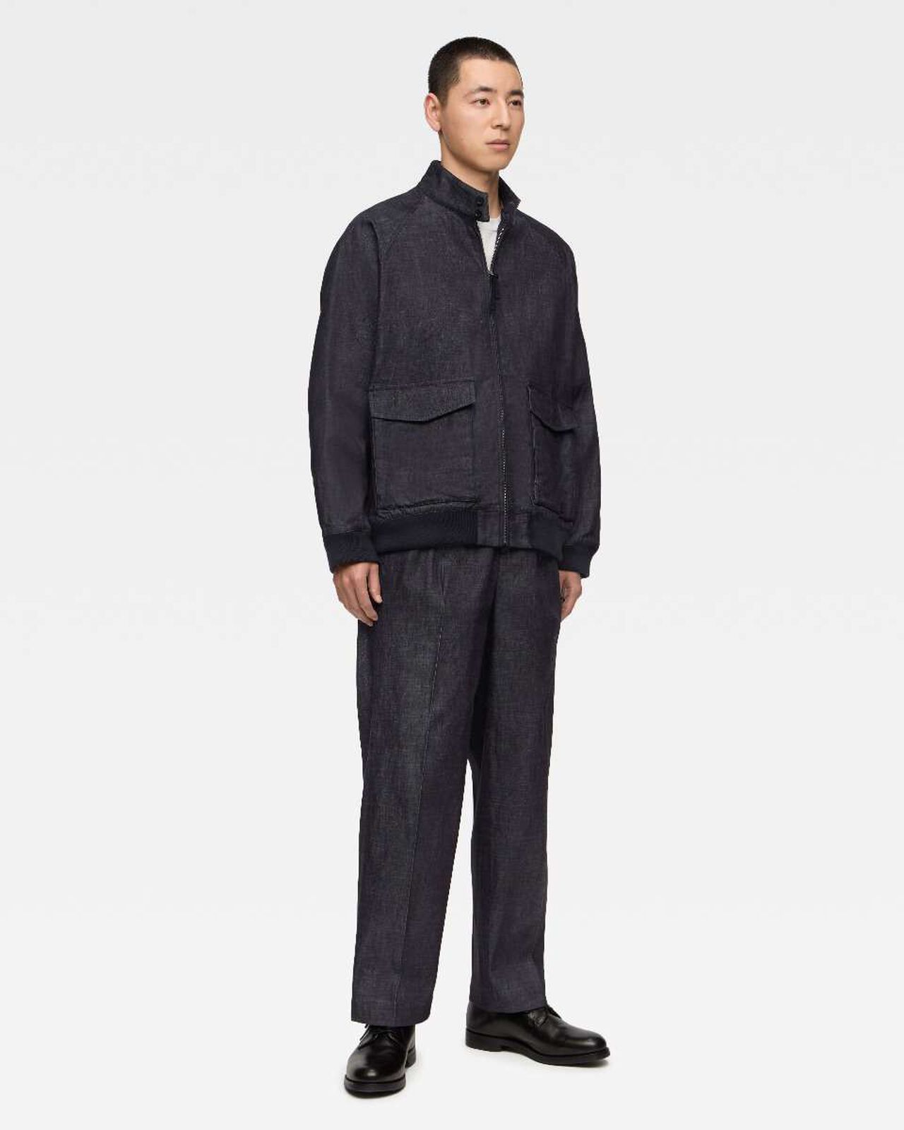 DENIM TROUSERS,Indigo, large image number 3
