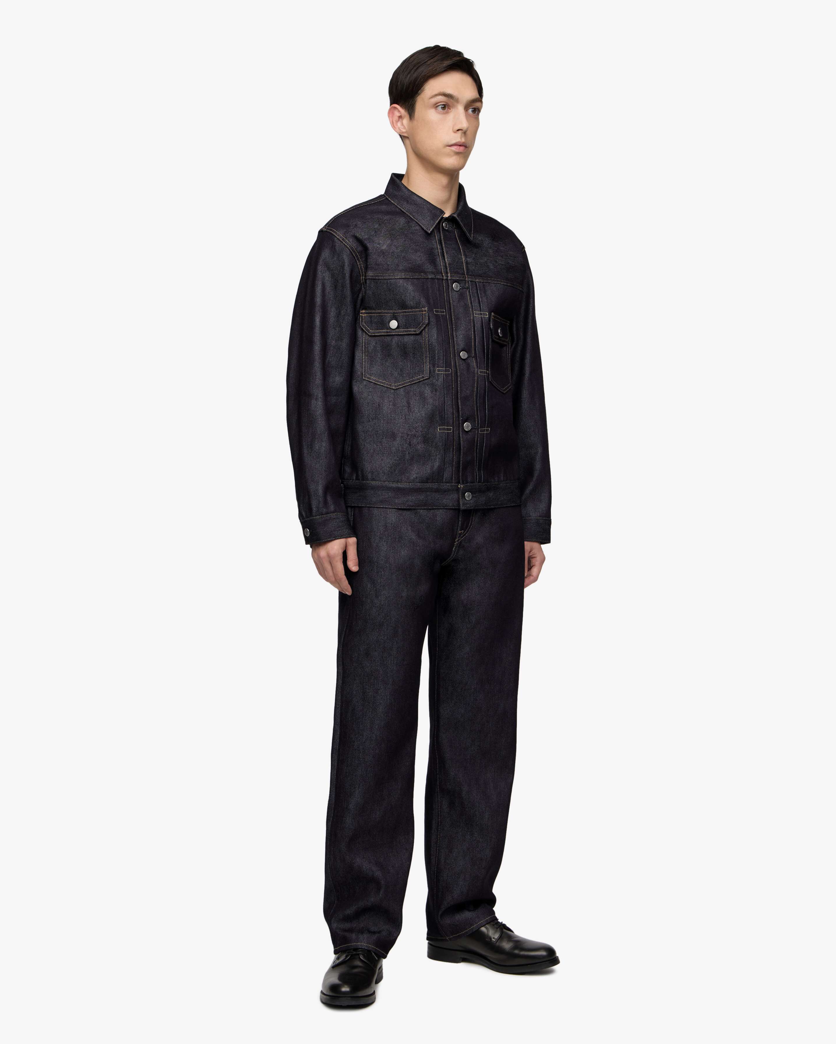 002 SILK DENIM JACKET 15oz