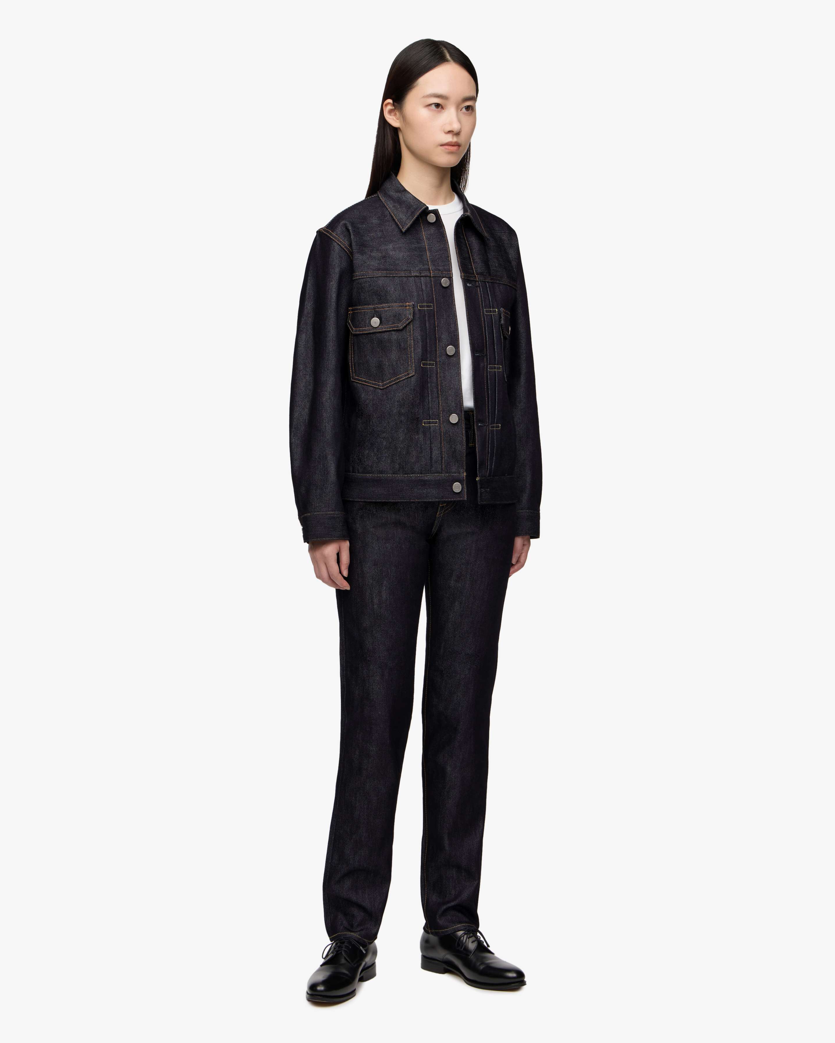 RIBBONBIT May Denim Mサイズ RIBBONBIT May Denim Mサイズ 200 SILK TAPERED 15oz ZIPPER FLY