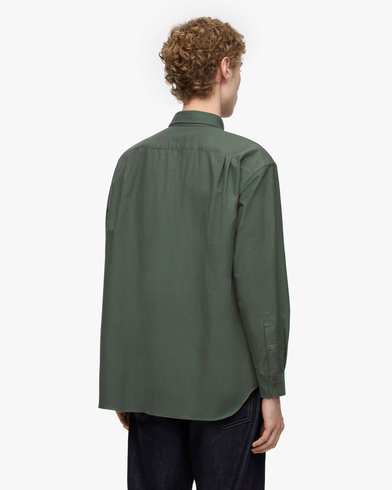 [Mid Feb Release] OXFORD L/S SHIRT,Light Black, large image number 2