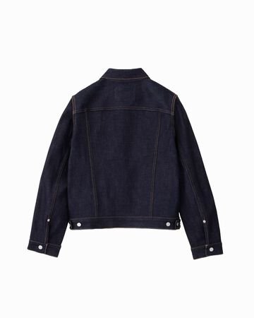 #013 STANDARD DENIM JACKET WOMEN'S 14.7oz,靛藍, large image number 2
