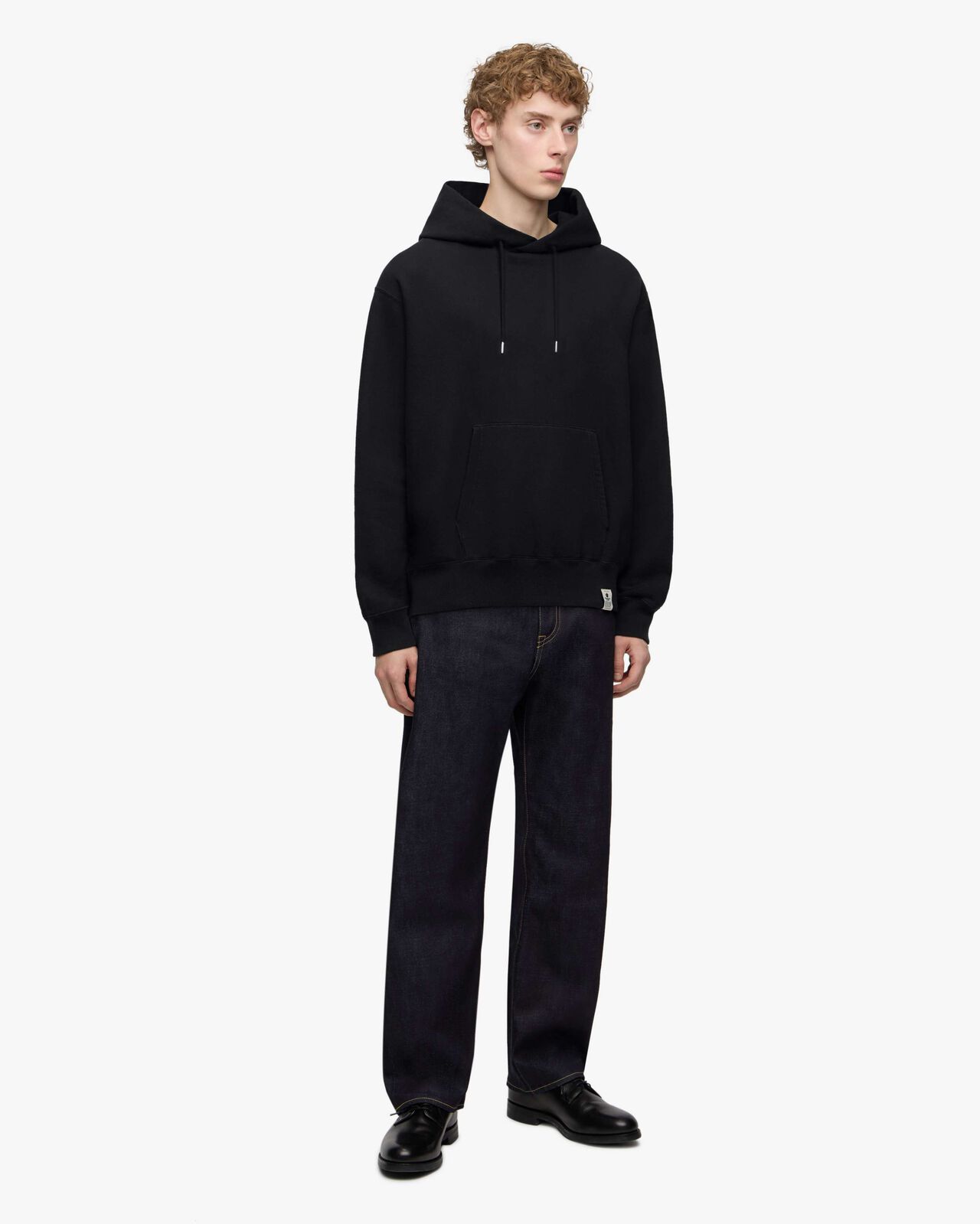 LOOPWHEEL SWEAT HOODY P/O,Grigio, large image number 7