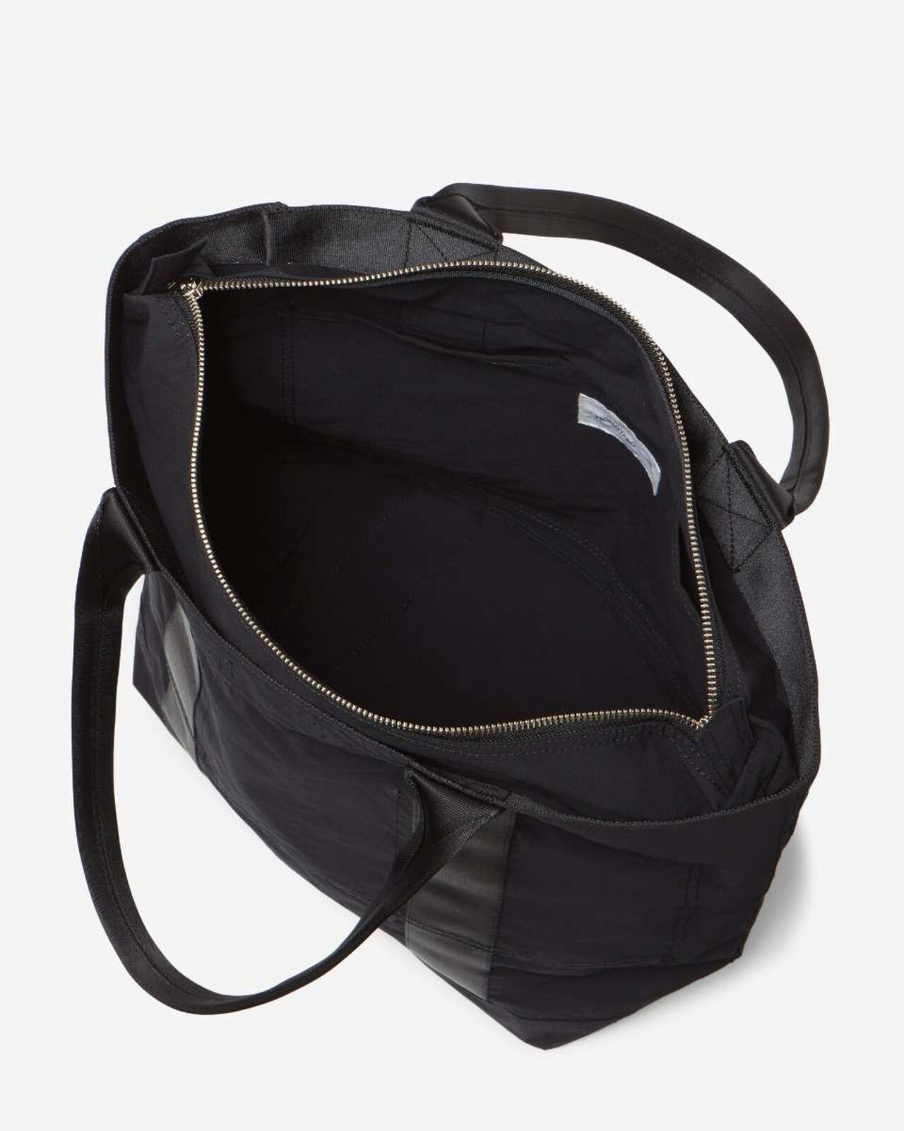 KONBU NYLON TOTE BAG,BLK, large image number 3