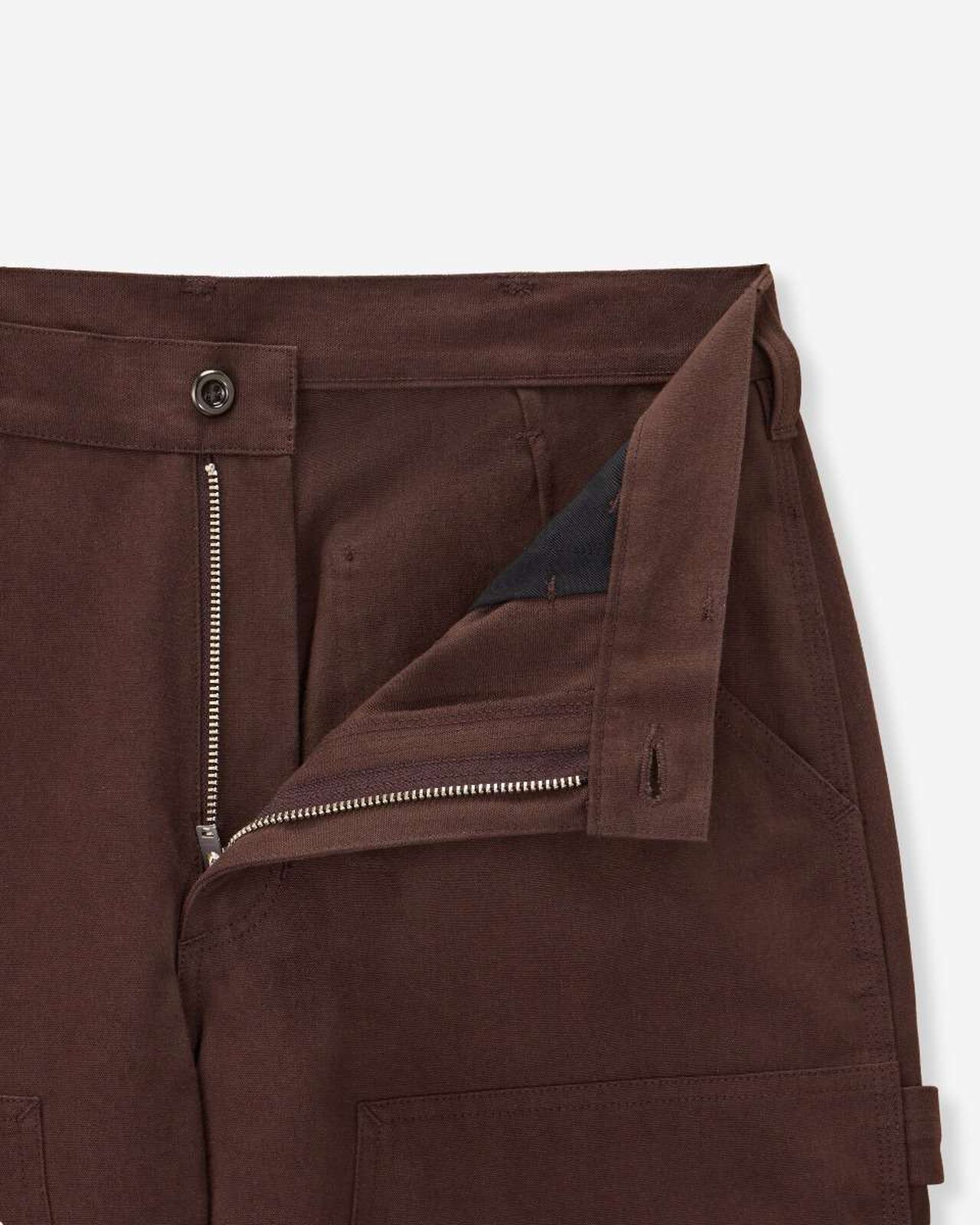 DUCK DOUBLE KNEE PANTS,Marron, large image number 6