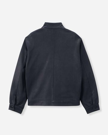SMOOTH LEATHER JACKET,BLK, large image number 7