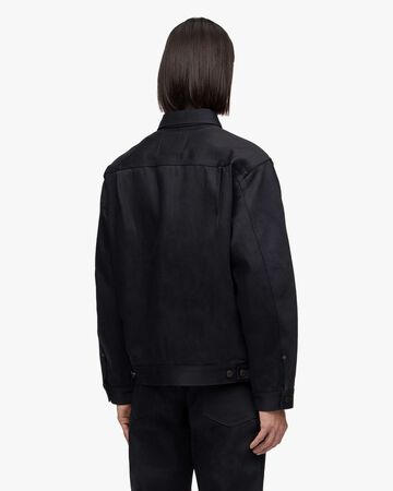 #002 STANDARD DENIM JACKET 14.7oz,Hitam, large image number 2