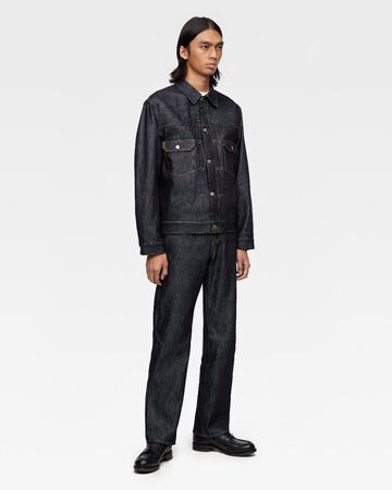 #002 SILK DENIM JACKET 15oz,Indigo, small image number 3