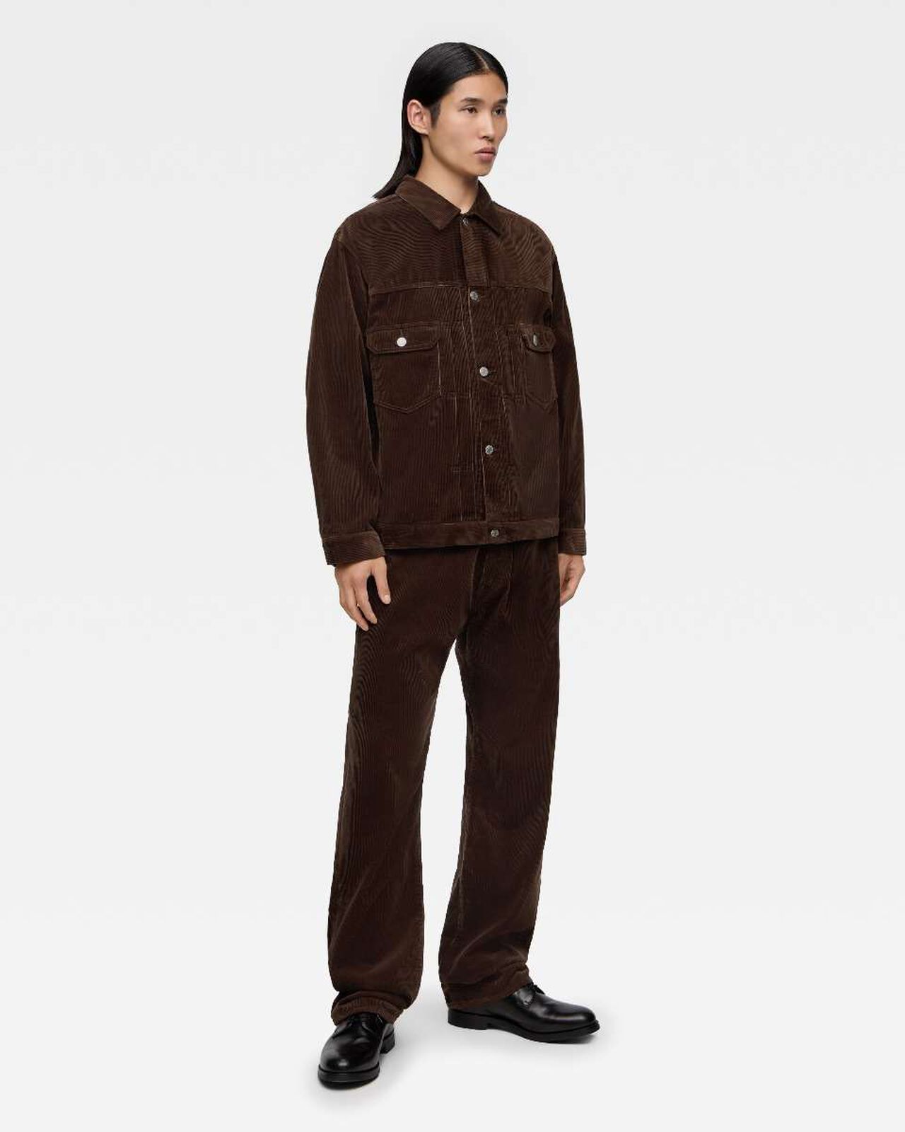 #002 CORDUROY JACKET,BRN, large image number 4