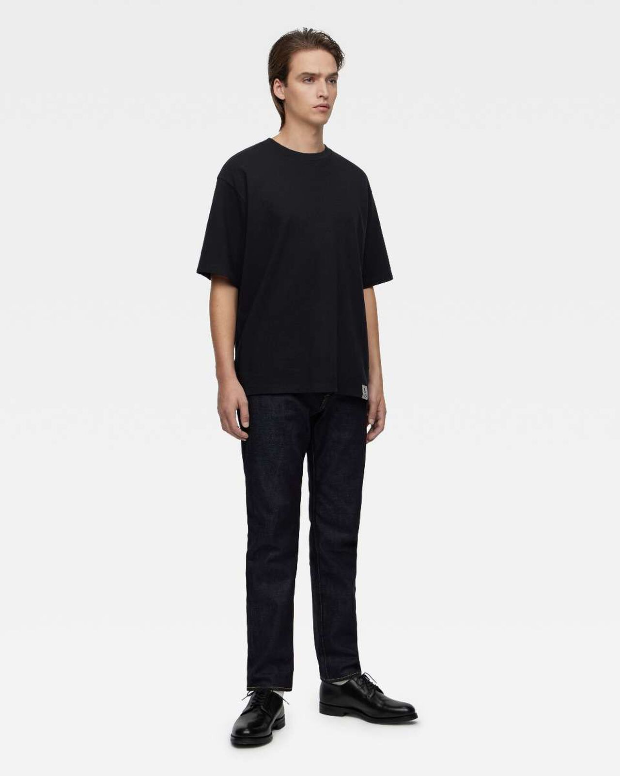 SOFT HEAVY OUNCE S/S TEE,BLK, large image number 0