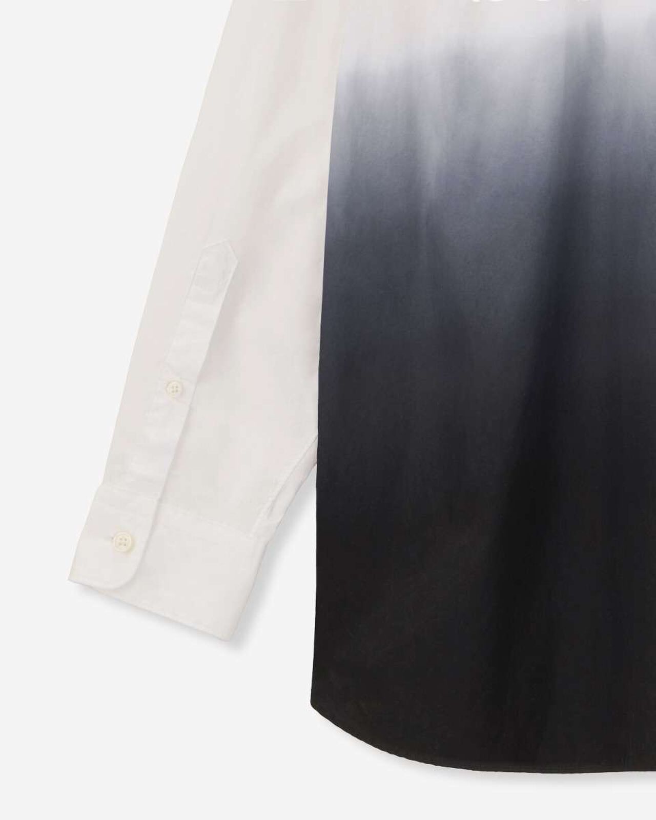 BROAD L/S SHIRT - KYOTO MONTSUKI GRADATION,Noir, large image number 8