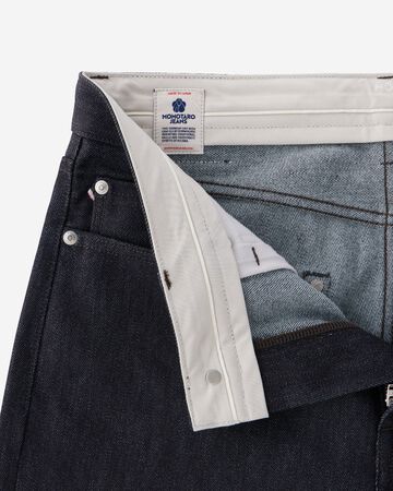 MMJZ0303 #300 CASHMERE SLIM 13.7oz ZIPPER FLY,Indigo, small image number 8
