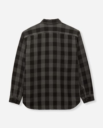 BLOCK CHECK L/S SHIRT,Grigio, large image number 6