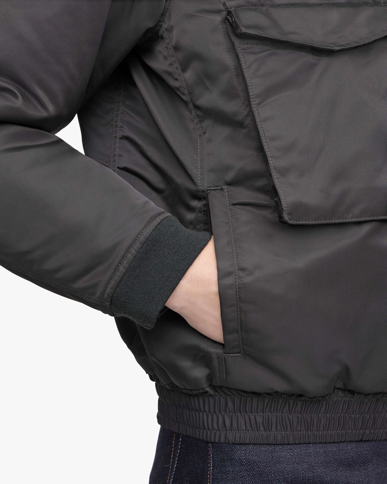 FLIGHT JACKET,Grigio, large image number 5