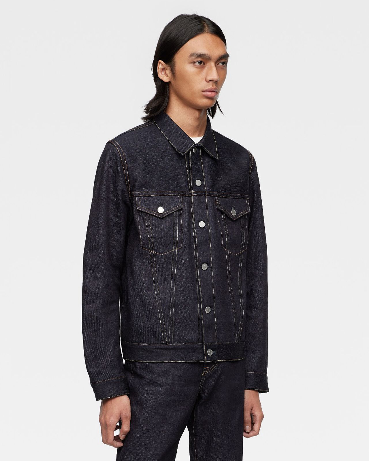 #003 STANDARD DENIM JACKET 14.7oz,Indigo, large image number 1