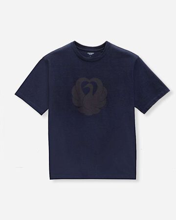 YARN DYED S/S TEE - CRANE,Indigo, small image number 4