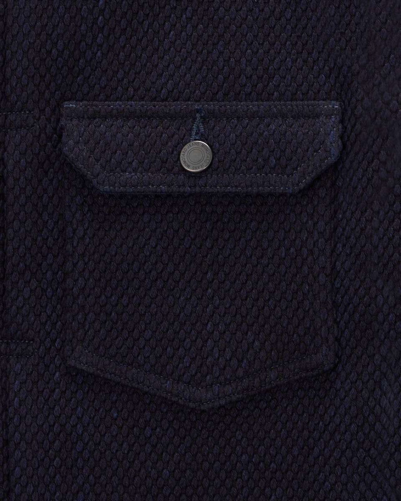 SASHIKO JACKET,Indigo, large image number 8