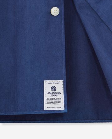 BROAD L/S SHIRT - NATURAL INDIGO,MID, small image number 16