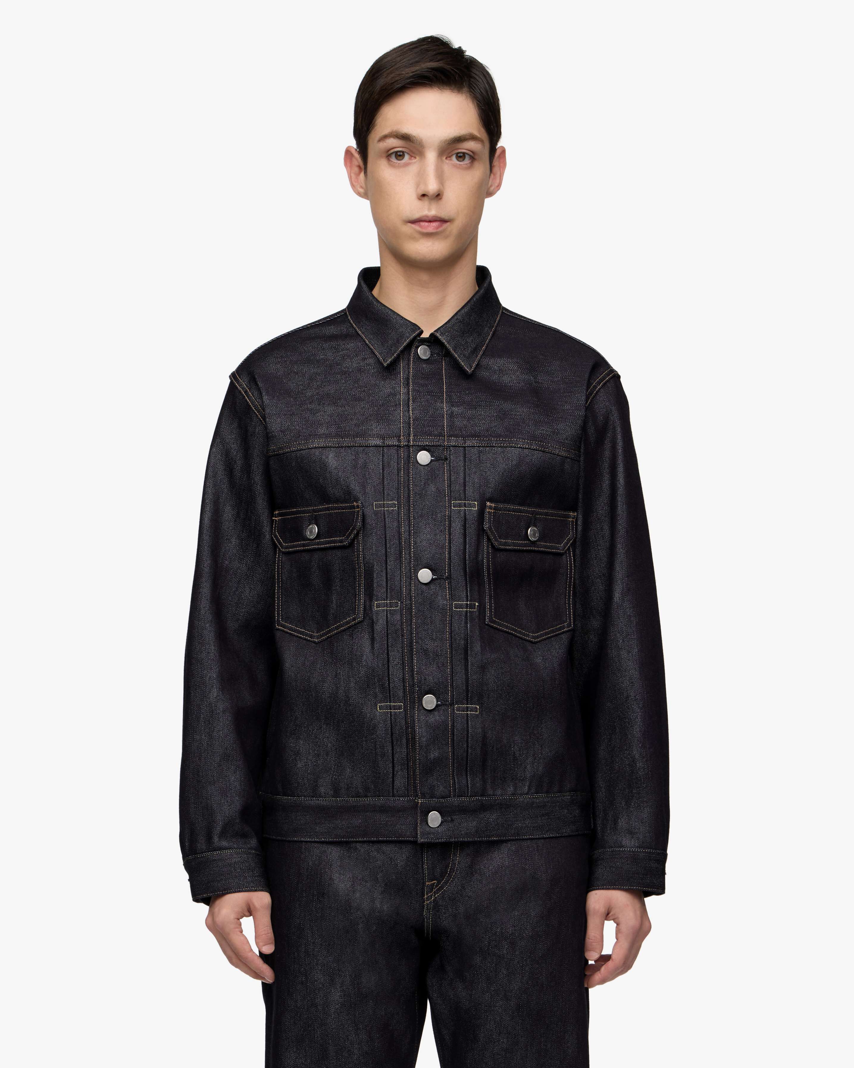 002 SILK DENIM JACKET 15oz