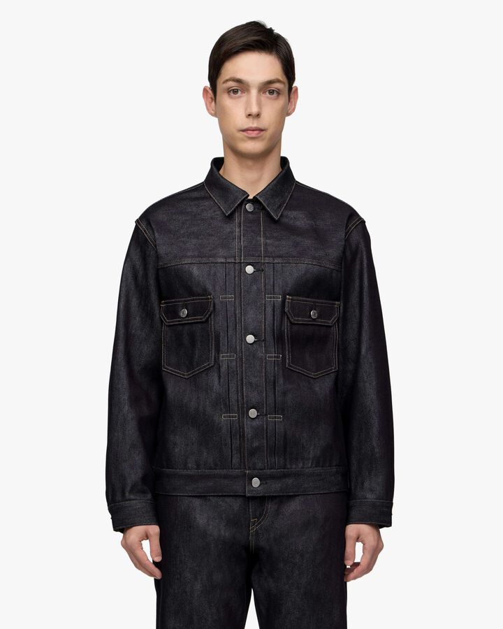 #002 SILK DENIM JACKET 15oz