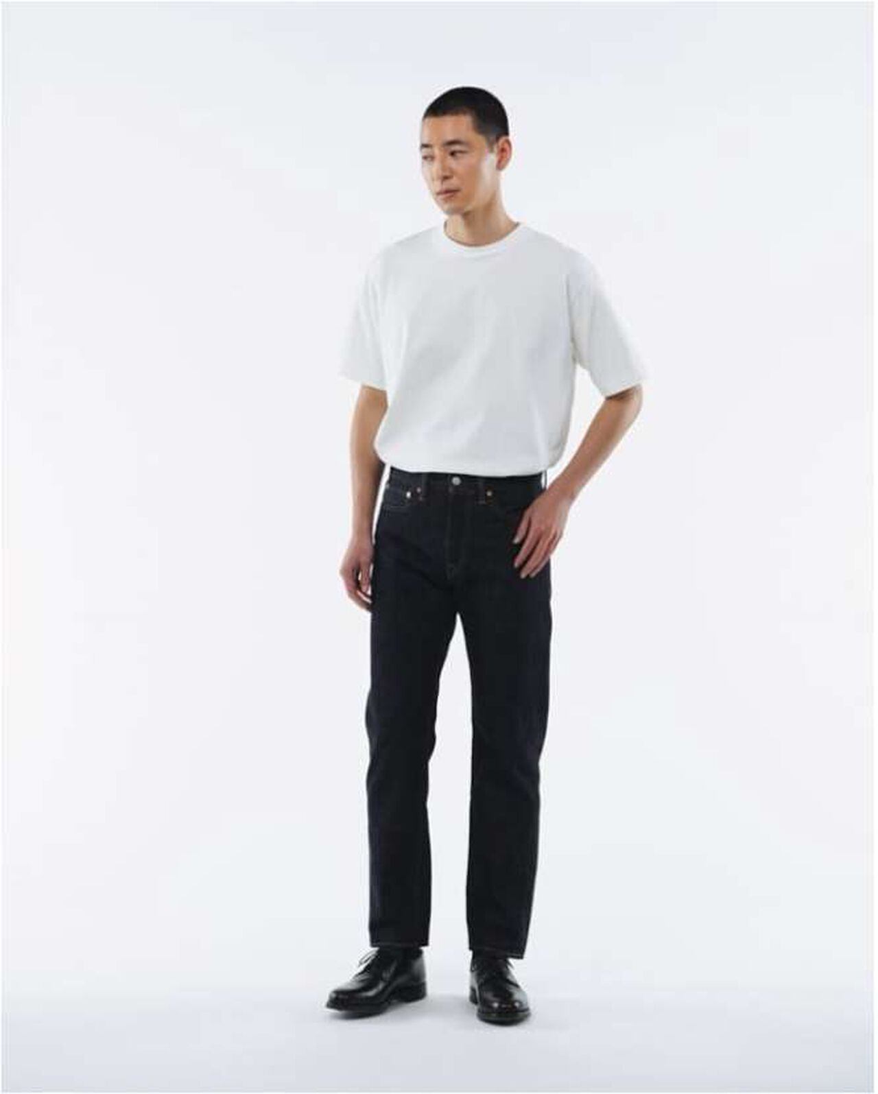 #200 CLASSIC TAPERED 15.7oz ZIPPER FLY,黑色, large image number 1