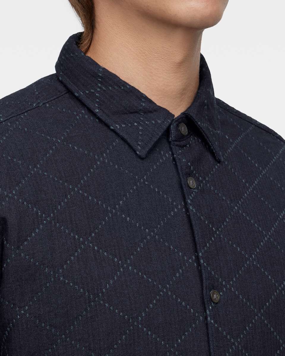 INDIGO SASHIKO SHIRT