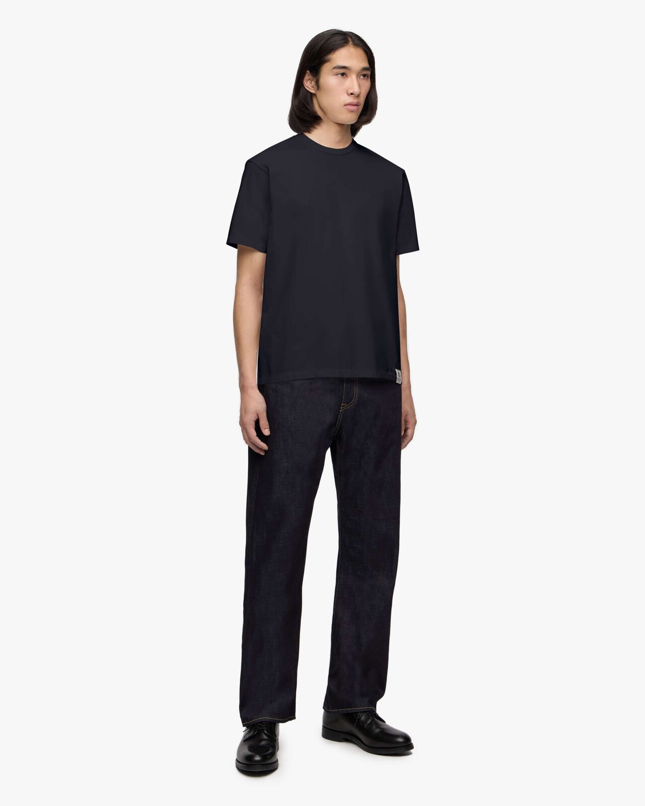 [Late Feb Release] SUVIN COTTON S/S TEE-REGULAR FIT,BLK, large image number 8