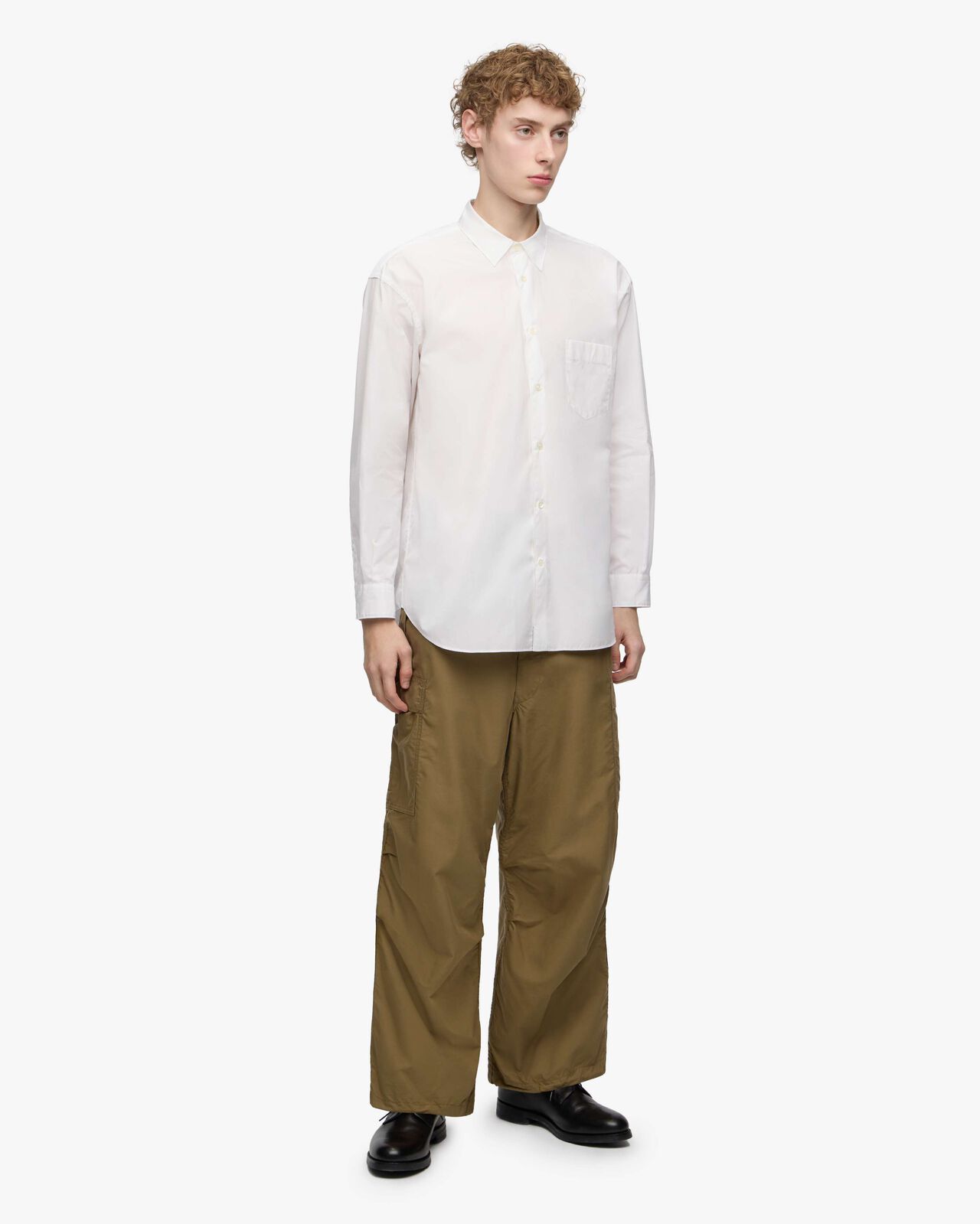 [Mid Feb Release] COTTON SILK CARGO PANTS,NAVY, large image number 0