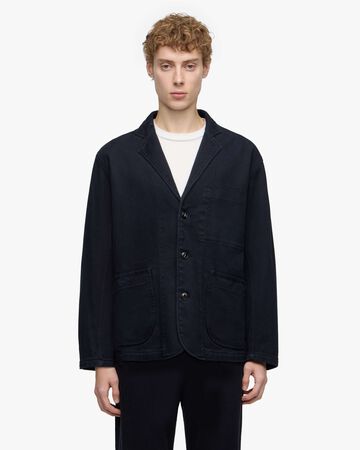 [Late Mar Release] SASHIKO TAILORED JACKET-OVERDYE,BLK, large image number 0