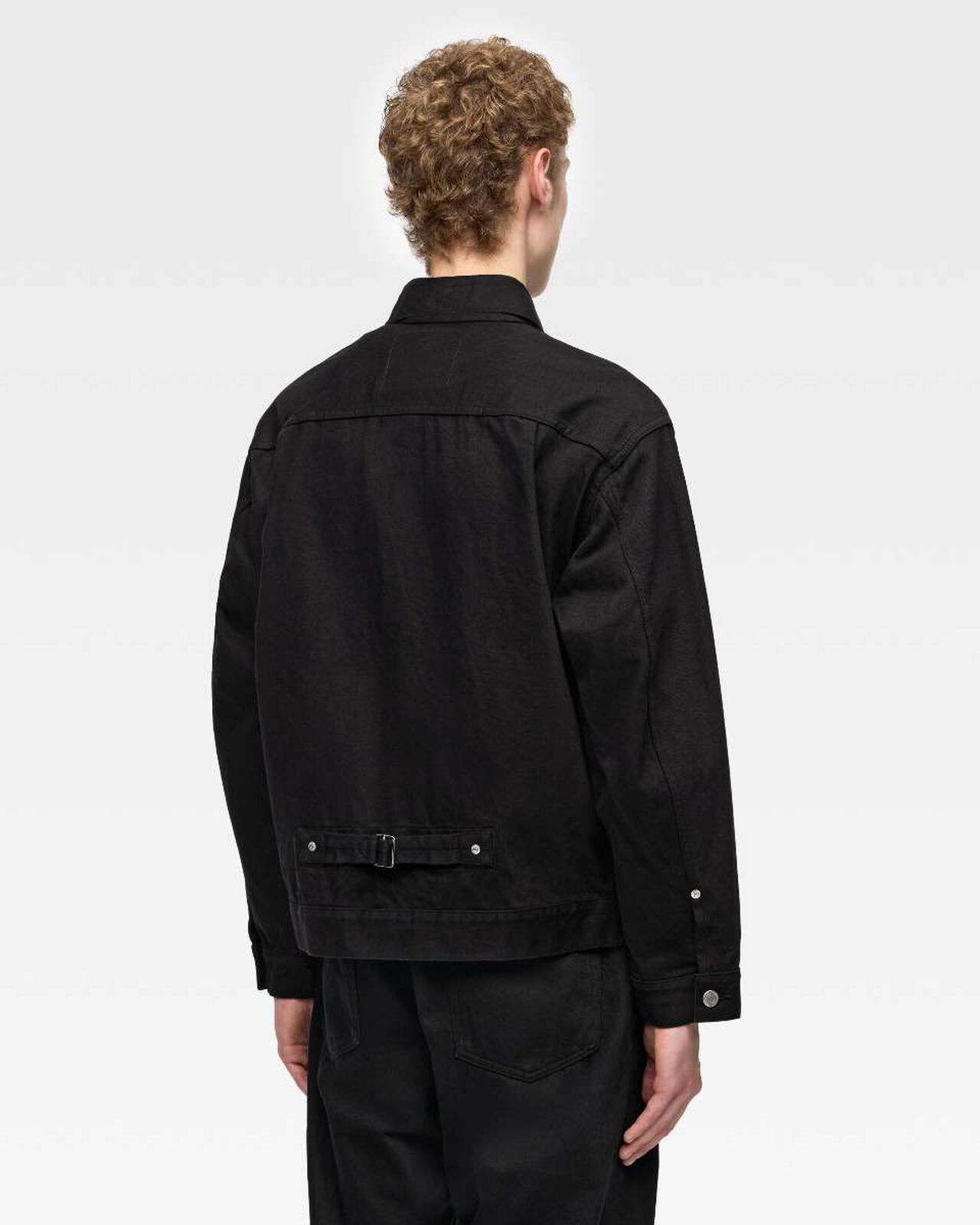 #001 DENIM JACKET - KYOTOMONTSUKI DYED,BLK, large image number 2