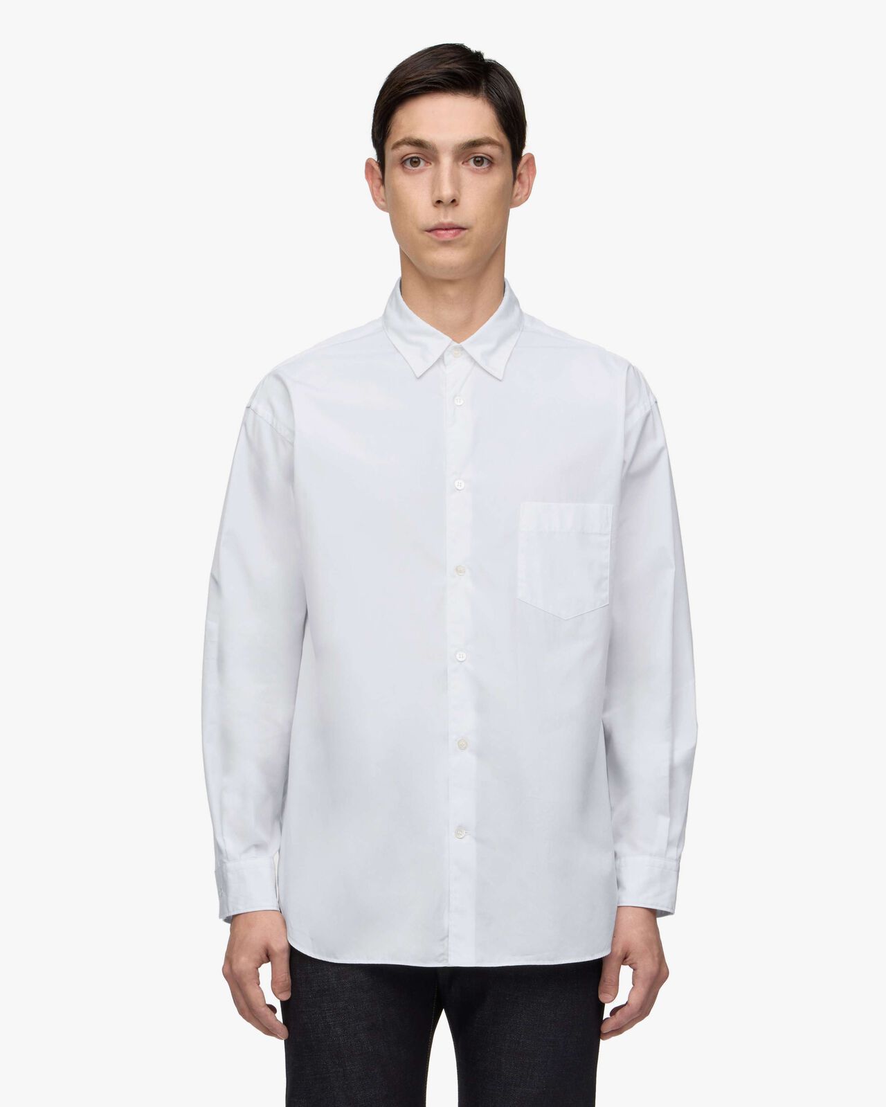 BROAD L/S SHIRT,Weiß, large image number 0