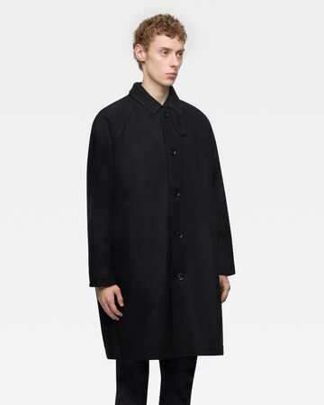 MELTON COAT,BLK, small image number 2