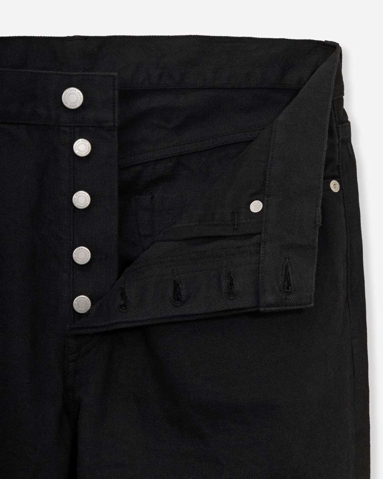 #100 STRAIGHT - KYOTOMONTSUKI DYED,BLK, large image number 7