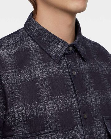 ORIGINAL CHECK JACQUARD SHIRT,Indigo, small image number 4