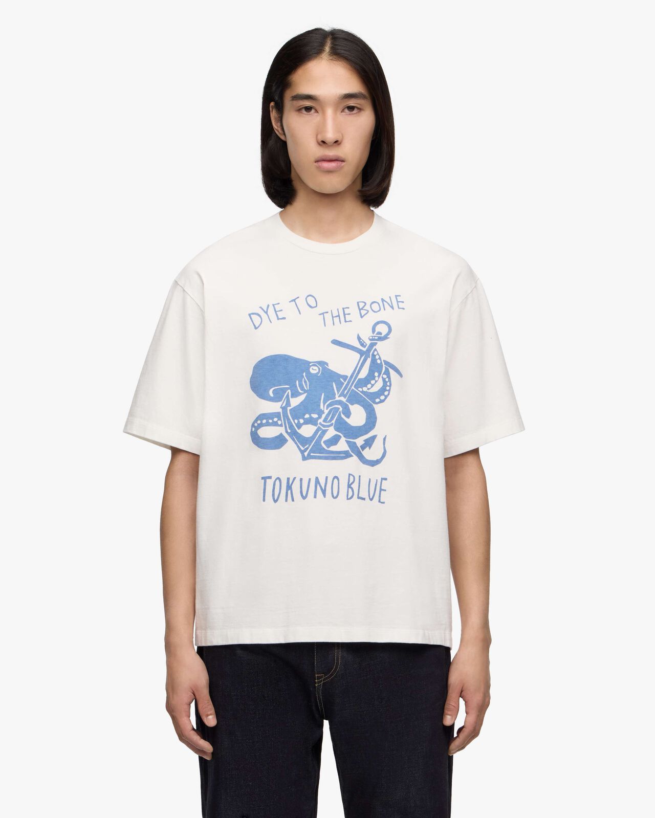 [Mid Feb Release] ZIMBABWE COTTON S/S TEE - OCTOPUS,NAVY, large image number 0
