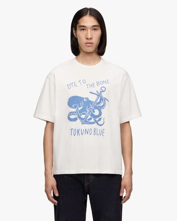 [Mid Feb Release] ZIMBABWE COTTON S/S TEE - OCTOPUS,NAVY, large image number 0