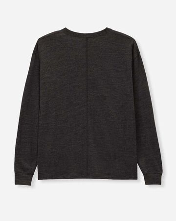 MERINO WOOL L/S TEE,GRY, small image number 6