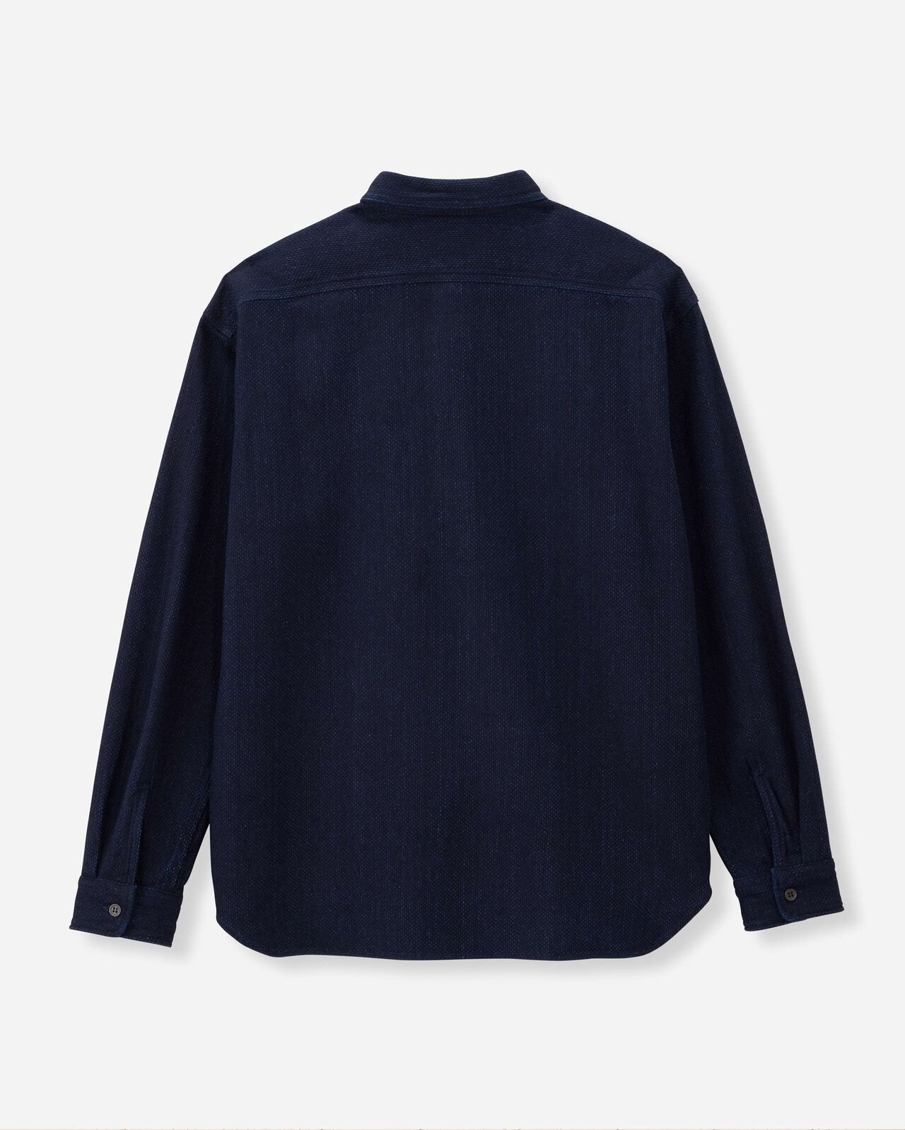 SASHIKO WORK SHIRT,Indigo, large image number 6