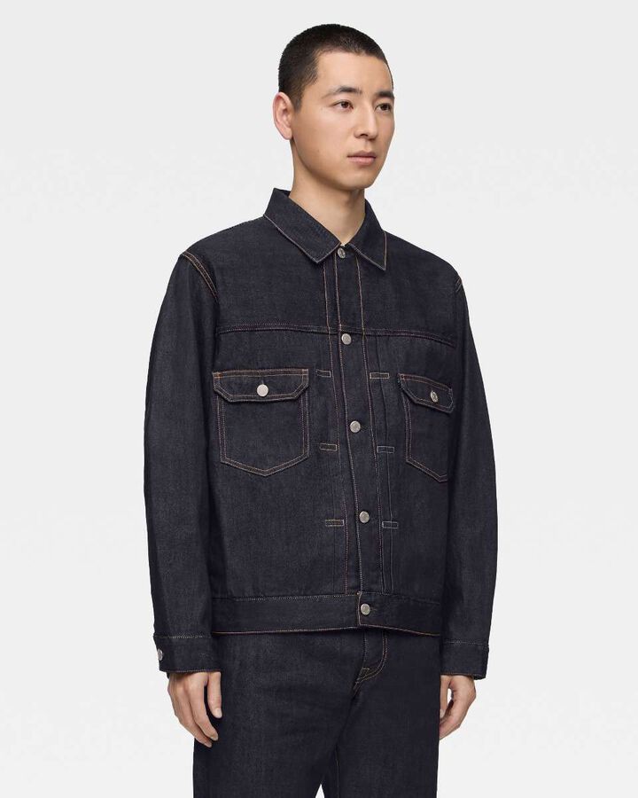 #002 DENIM JACKET - 11oz,, medium