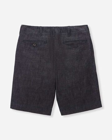 DENIM SLIM SHORTS,Indigo, small image number 5
