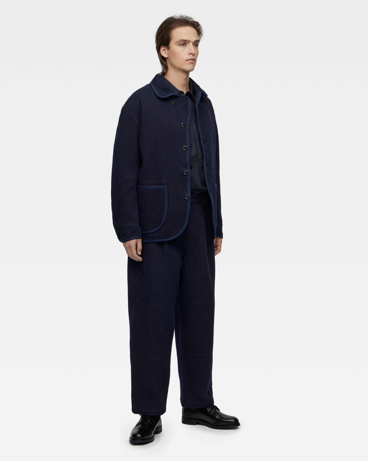 SASHIKO JKT,Indigo, large image number 4