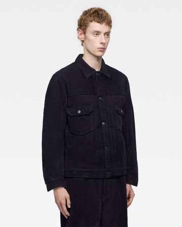 SASHIKO JACKET,Indigo, large image number 1