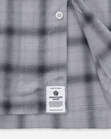 RAYON CHECK L/S  SHIRT,NAVY, large image number 8