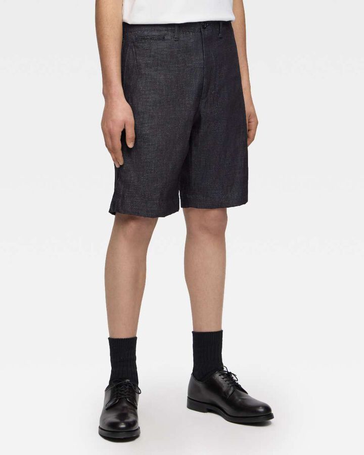 DENIM SLIM SHORTS,, medium