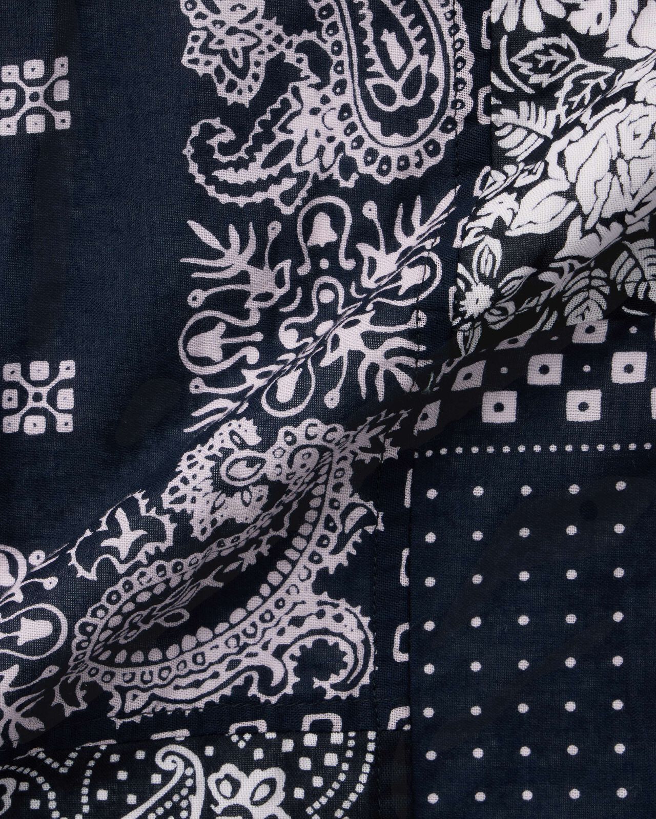 ORIGINAL PRINT S/S SHIRT -PAISLEY PATTEN,NAVY, large image number 10