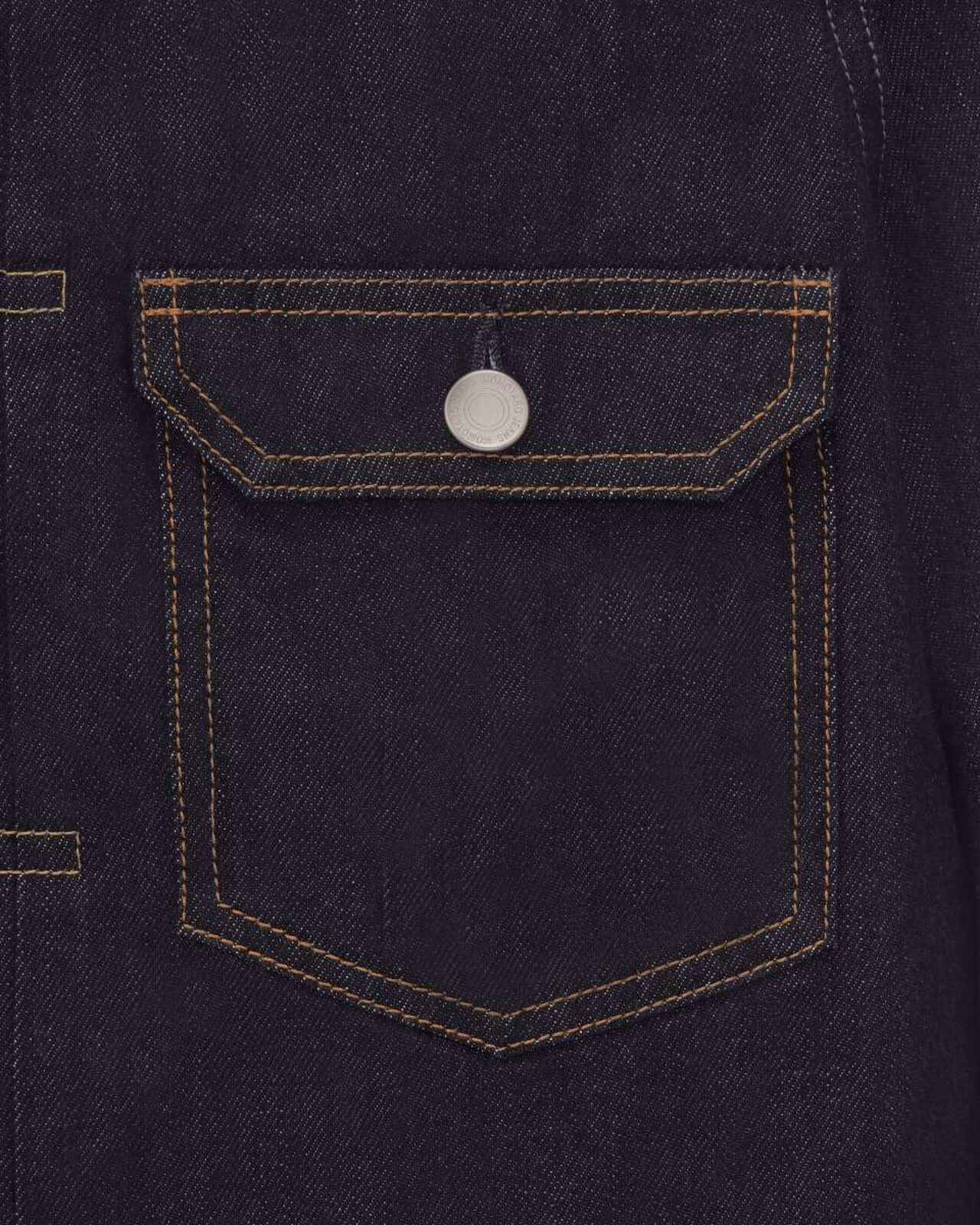 #002 DENIM JACKET - 11oz,Indigo, large image number 8